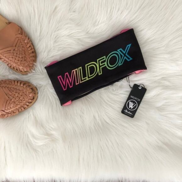 WILDFOX Tube Strappy Bikini Top Strapless NWT - Picture 1 of 3